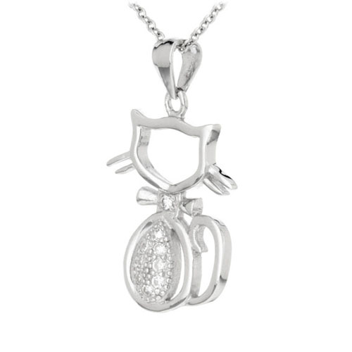 pendentif femme argent zirconium 8300190 pic2