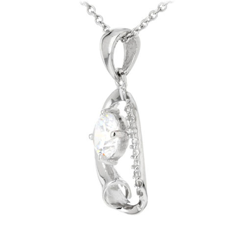 pendentif femme argent zirconium 8300191 pic2