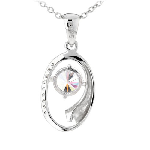 pendentif femme argent zirconium 8300191 pic3