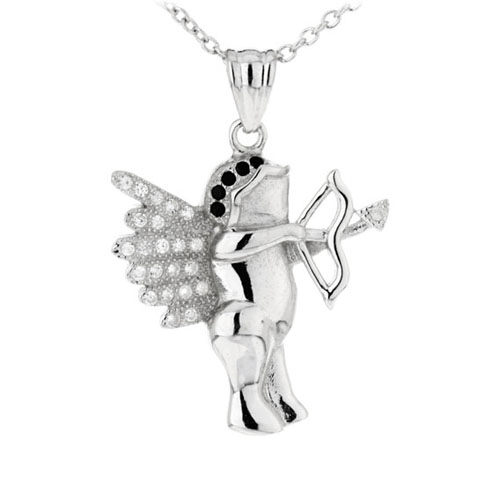 pendentif femme argent zirconium 8300192