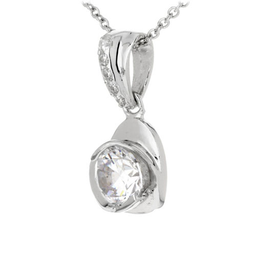 pendentif femme argent zirconium 8300193 pic2