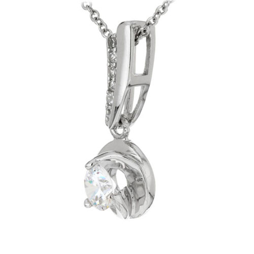 pendentif femme argent zirconium 8300194 pic2