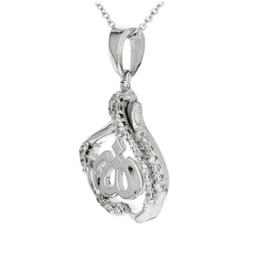 pendentif femme argent zirconium 8300197 pic2