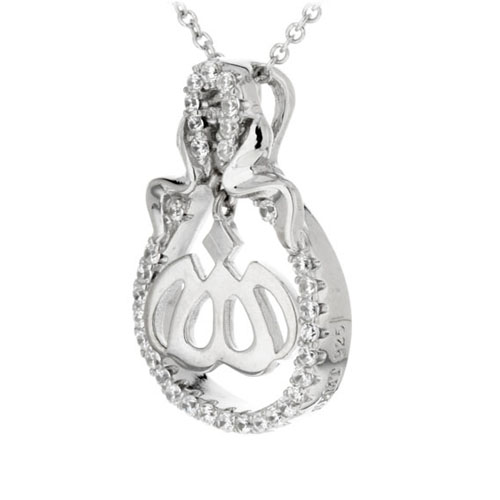 pendentif femme argent zirconium 8300198 pic2