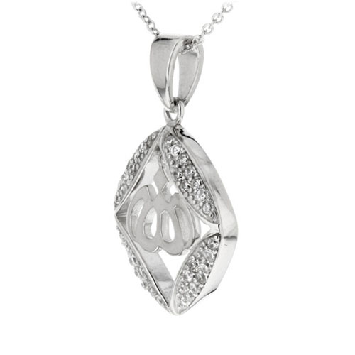 pendentif femme argent zirconium 8300199 pic2