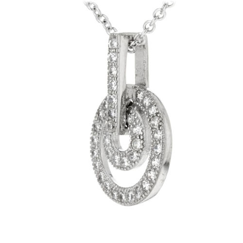 pendentif femme argent zirconium 8300200 pic2