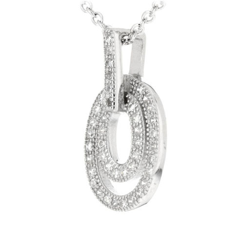 pendentif femme argent zirconium 8300205 pic2