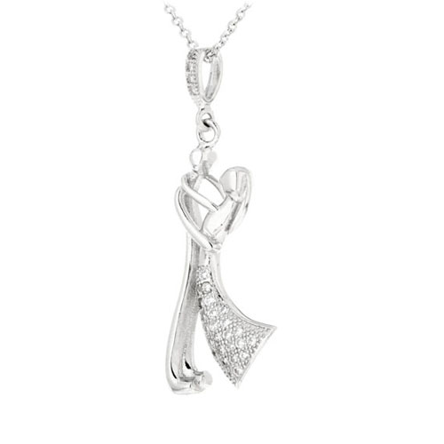 pendentif femme argent zirconium 8300206 pic2