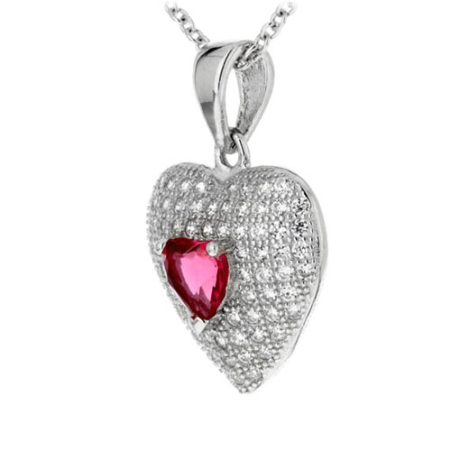 pendentif femme argent zirconium 8300210 pic2