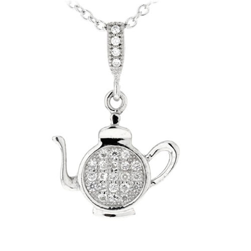 pendentif femme argent zirconium 8300211