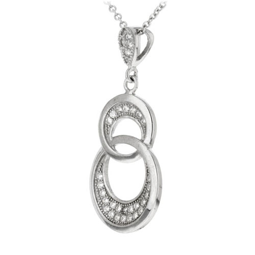 pendentif femme argent zirconium 8300212 pic2