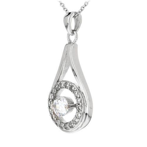 pendentif femme argent zirconium 8300213 pic2