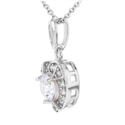 pendentif femme argent zirconium 8300380 pic2