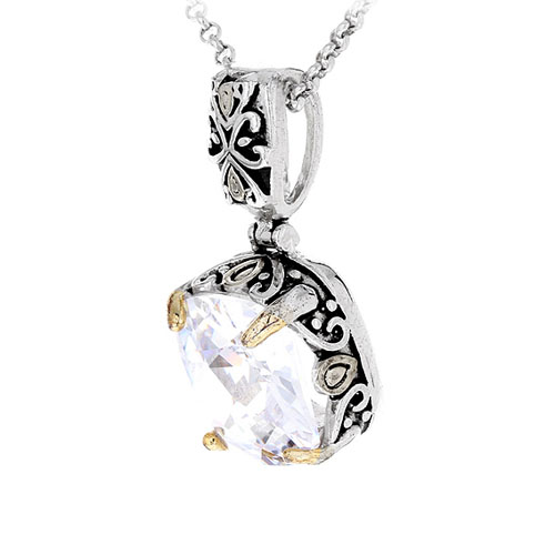 pendentif femme argent zirconium 8300414 pic2