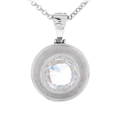 pendentif femme argent zirconium 8300427 pic3