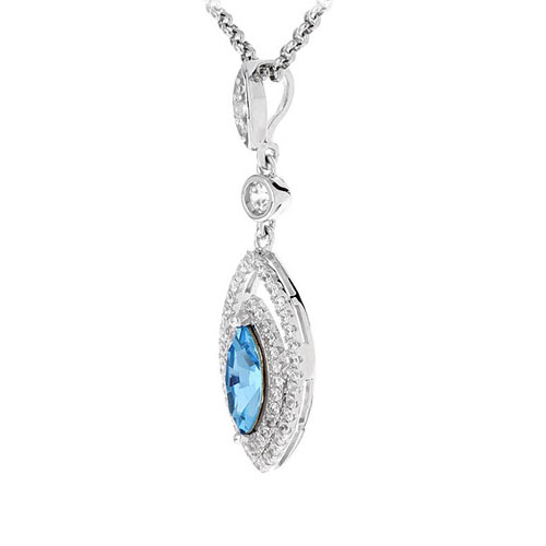 pendentif femme argent zirconium 8300430 pic2