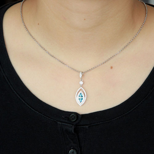 pendentif femme argent zirconium 8300430 pic4