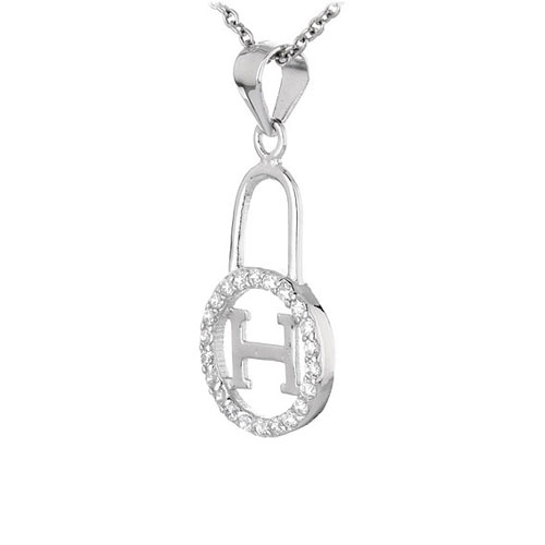 pendentif femme argent zirconium 8300437 pic2