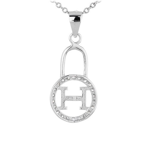 pendentif femme argent zirconium 8300437 pic3