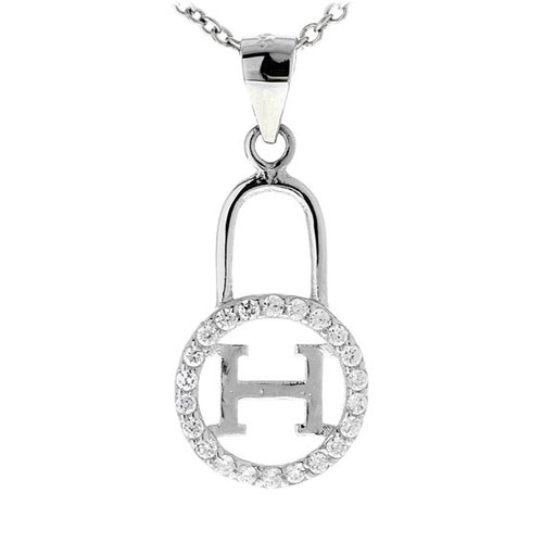 pendentif femme argent zirconium 8300437