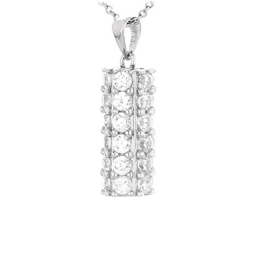 pendentif femme argent zirconium 8300438 pic2