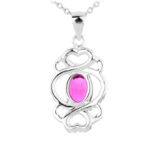 pendentif femme argent zirconium 8300439 pic3