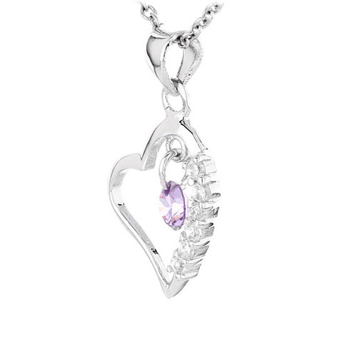 pendentif femme argent zirconium 8300440 pic2
