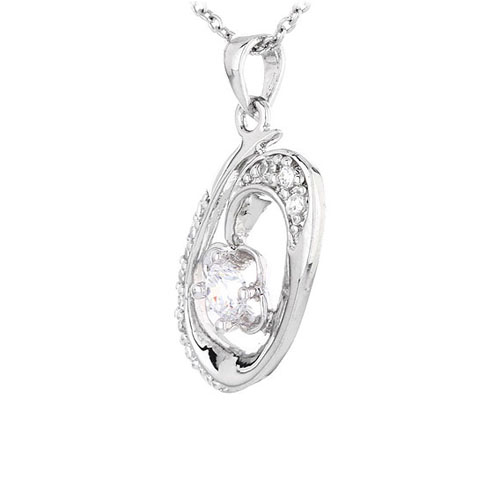 pendentif femme argent zirconium 8300441 pic2