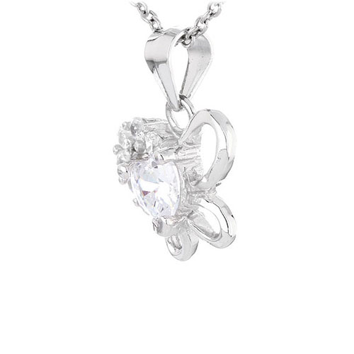 pendentif femme argent zirconium 8300442 pic2