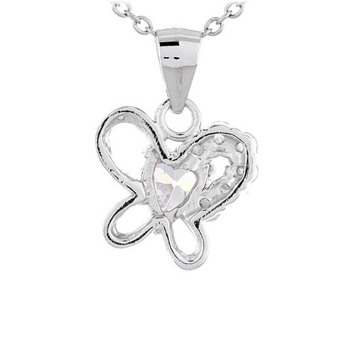 pendentif femme argent zirconium 8300442 pic3