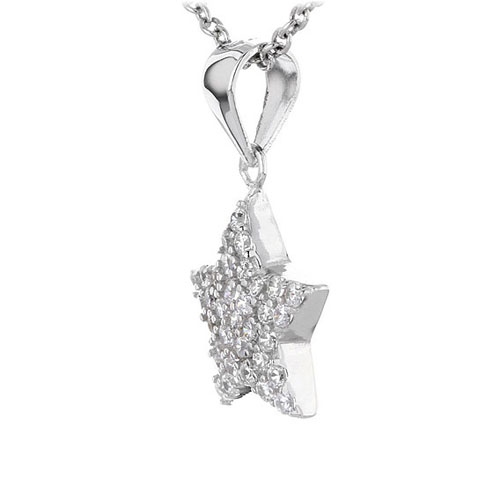 pendentif femme argent zirconium 8300443 pic2