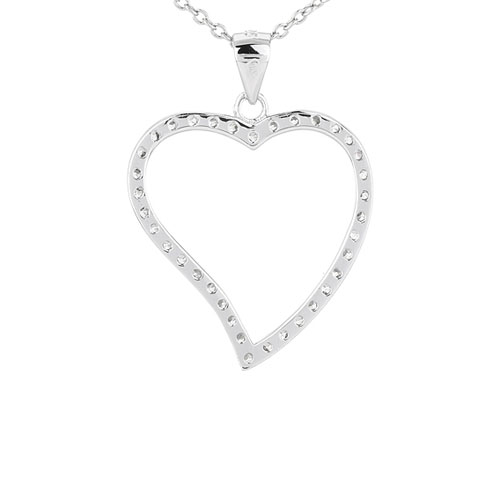 pendentif femme argent zirconium 8300444 pic3