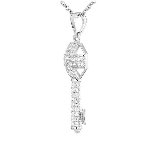 pendentif femme argent zirconium 8300449 pic2