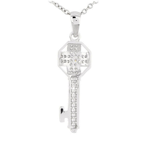 pendentif femme argent zirconium 8300449 pic3