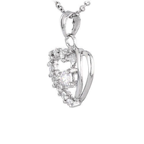 pendentif femme argent zirconium 8300450 pic2