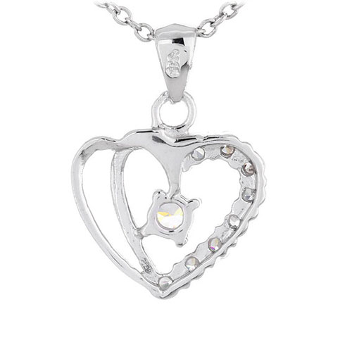 pendentif femme argent zirconium 8300450 pic3