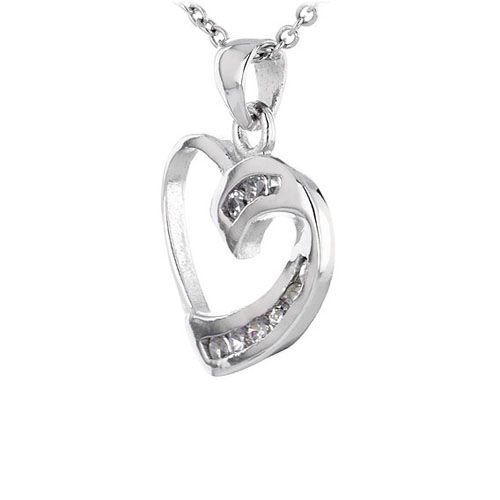 pendentif femme argent zirconium 8300451 pic2