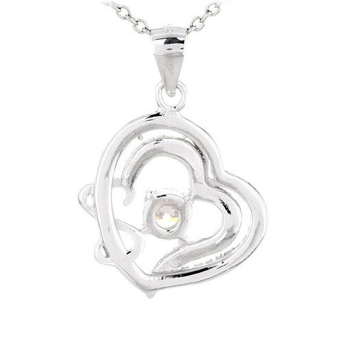 pendentif femme argent zirconium 8300461 pic3