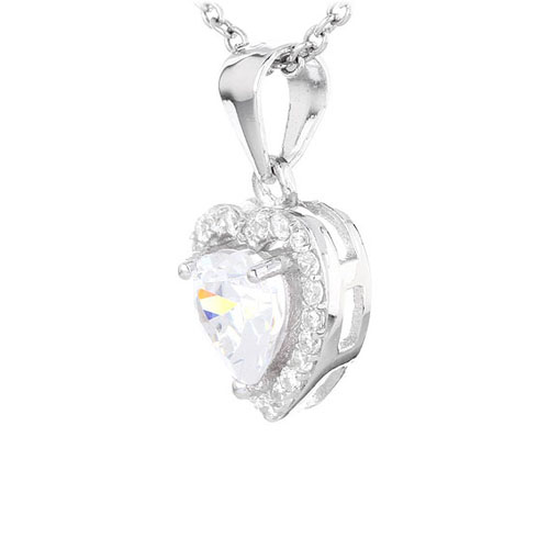 pendentif femme argent zirconium 8300462 pic2