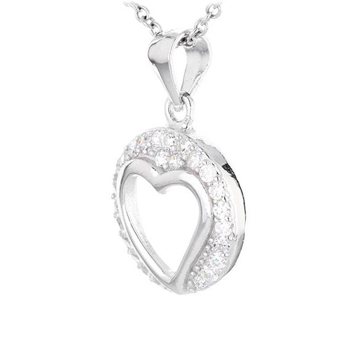 pendentif femme argent zirconium 8300463 pic2