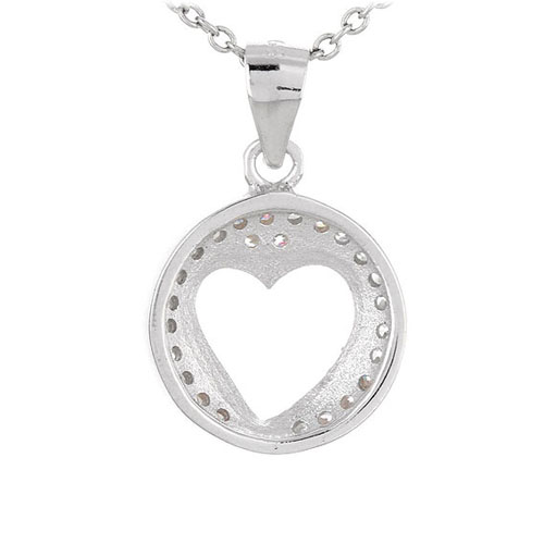 pendentif femme argent zirconium 8300463 pic3