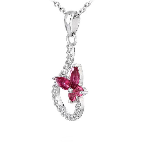 pendentif femme argent zirconium 8300465 pic2