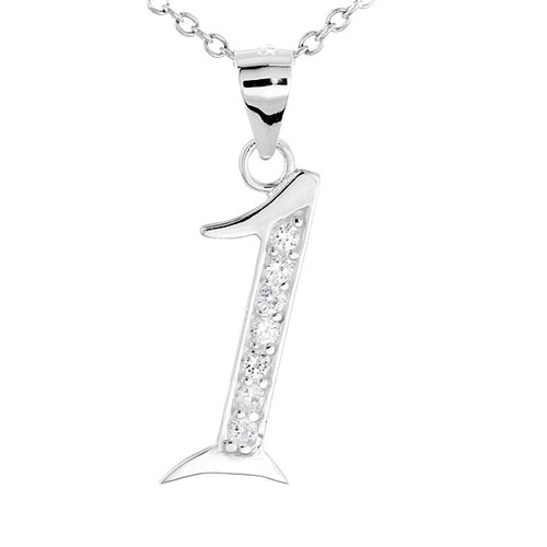 pendentif femme argent zirconium 8300467