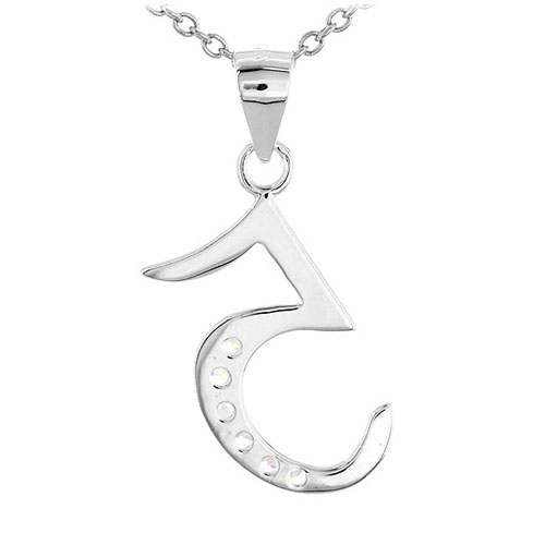 pendentif femme argent zirconium 8300471 pic3