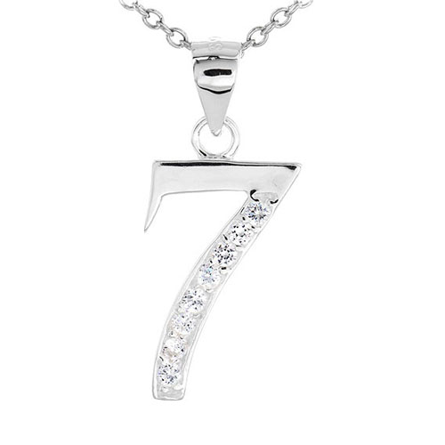 pendentif femme argent zirconium 8300473