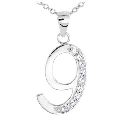 pendentif femme argent zirconium 8300475