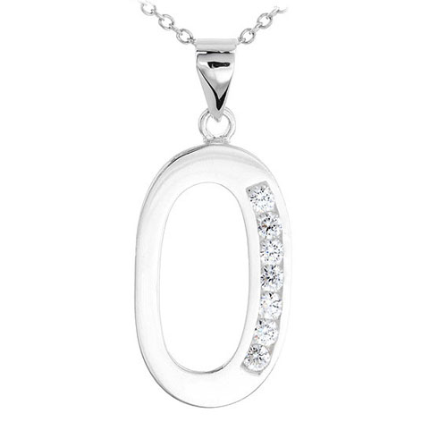 pendentif femme argent zirconium 8300476