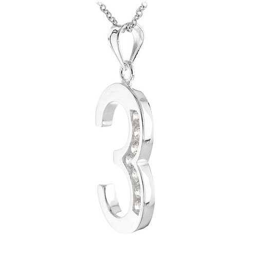 pendentif femme argent zirconium 8300479 pic2