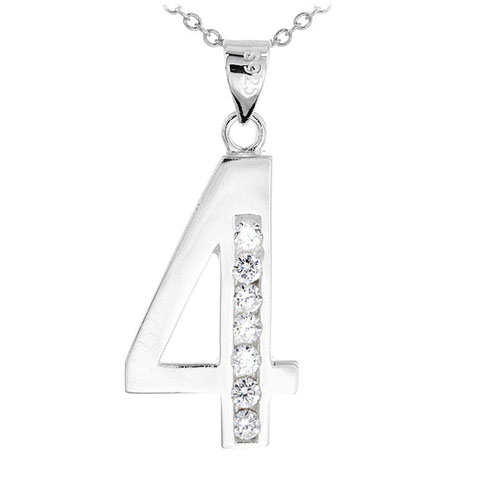 pendentif femme argent zirconium 8300480