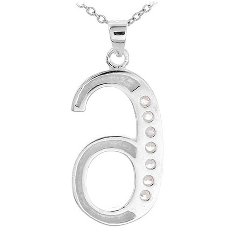 pendentif femme argent zirconium 8300482 pic3